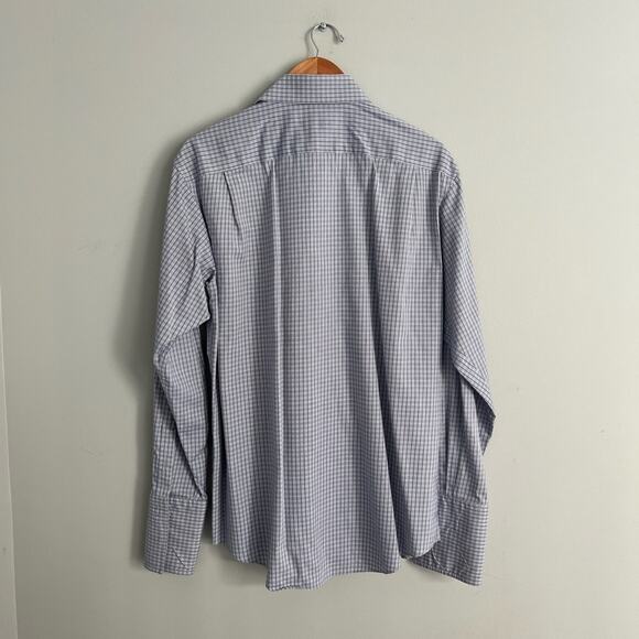 Tasso Elba Blue Stripe Button Down Shirt - Picture 3 of 7